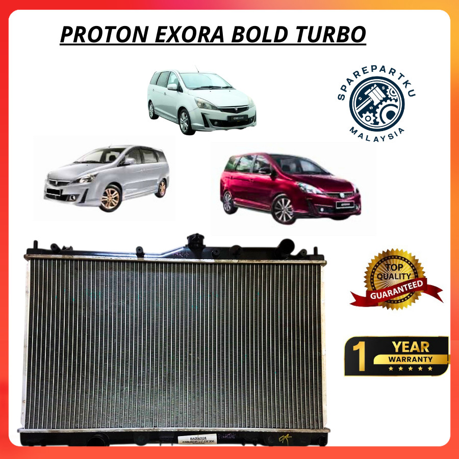 PROTON EXORA CFE BOLD TURBO RADIATOR TEBAL TANGKI AIR 1 TAHUN WARRANTY ...