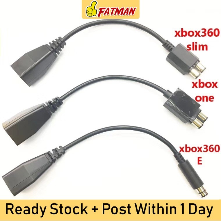 XBOX 360 FAT TO SLIM / E MODEL POWER ADAPTOR CONVERTER CABLE | Shopee ...