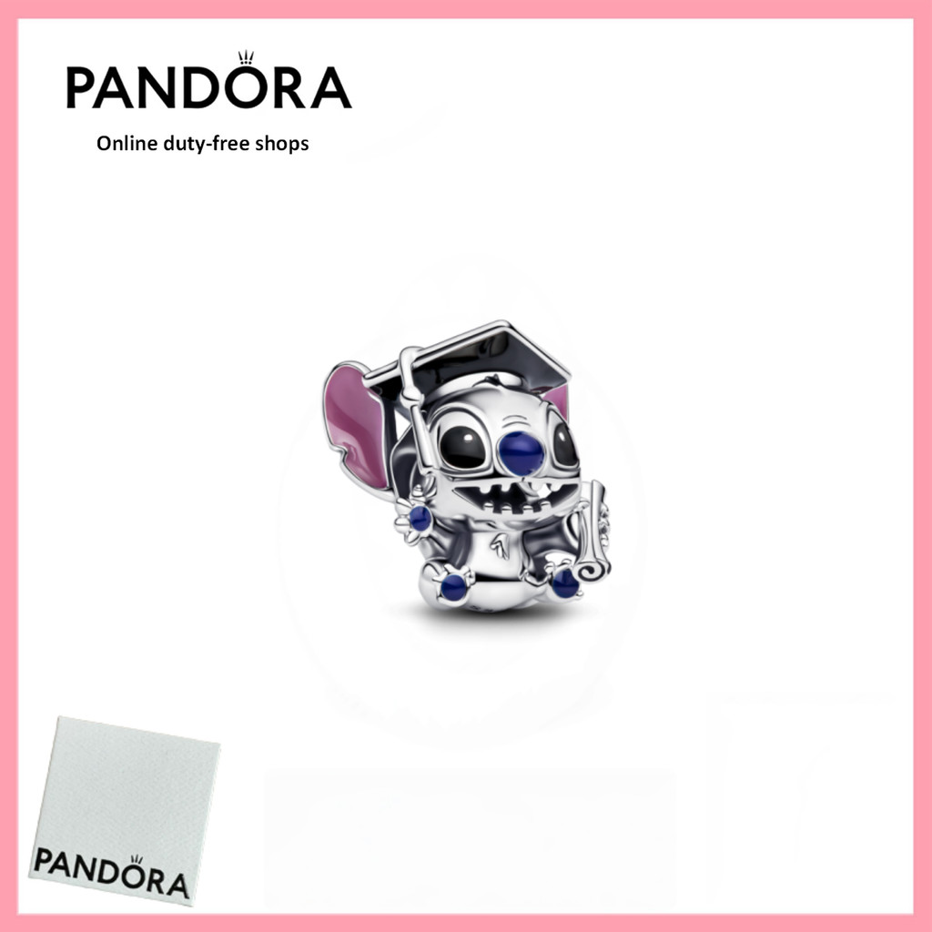 [Duty Free] PANDORA 100% Latest S925 Pure Silver Jewelry Disney Stitch ...