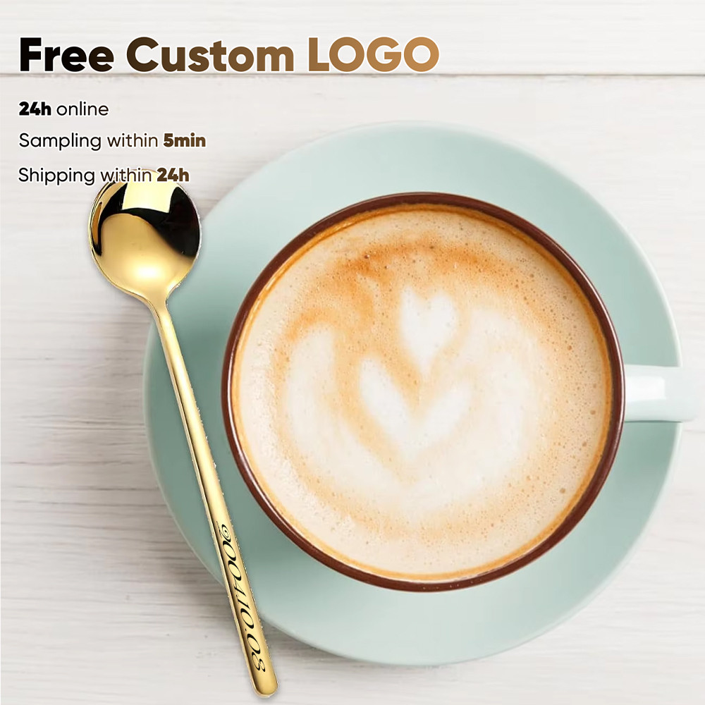 Free Personalized Coffee Stirring Spoons Stainless Steel Rust ...