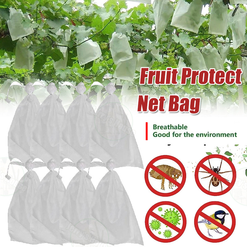 Fruit Protect Net Bag Non-woven Anti Insect Fruit Storage Bag Garden ...