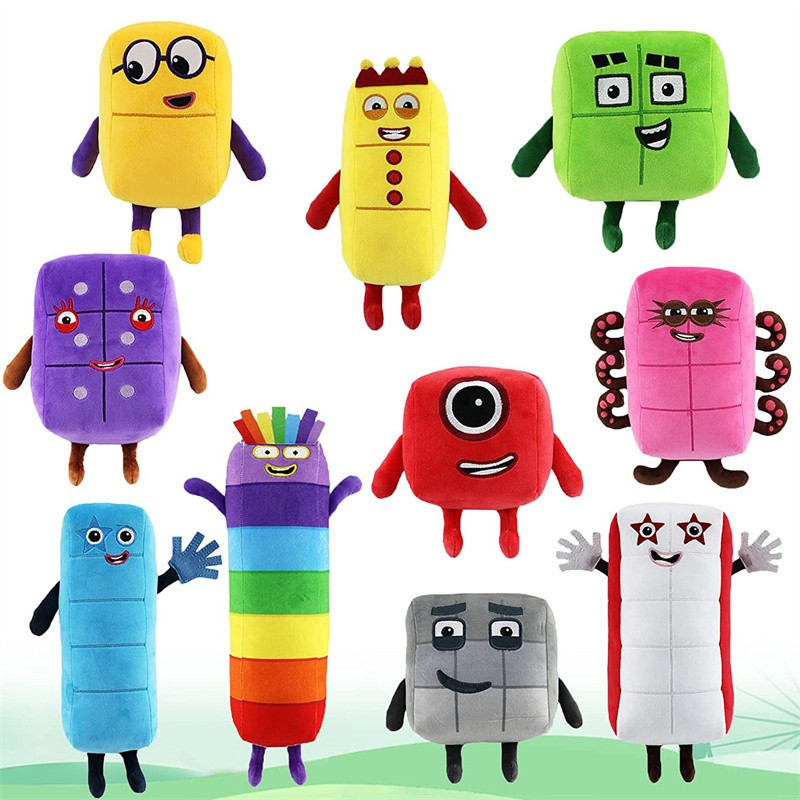 Numberblocks Plush Doll Educational Stuffed Toys Number Blocks ...