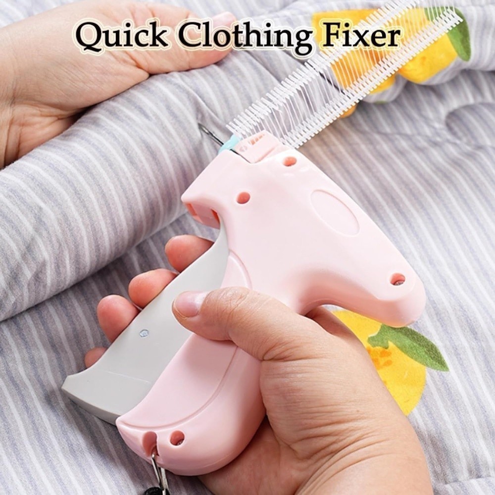 Pistola Per Cucire Rapida Stitchy - Con 5 Aghi E 1500 Elementi Di Fissaggio - Foto 14