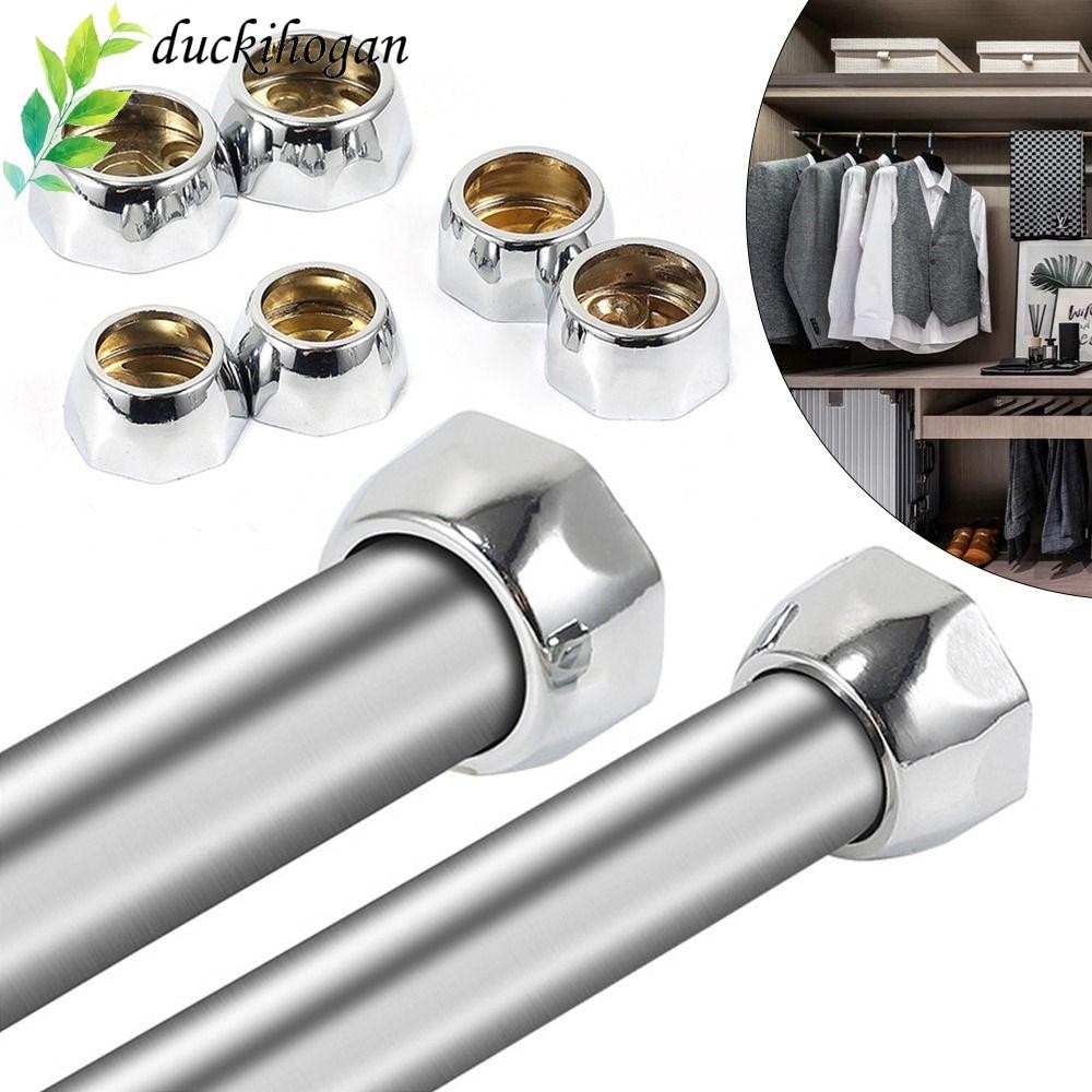 DUCKIHOGAN Octagonal Closet Flange, 19mm-25mm Hang Rod Support Rod ...