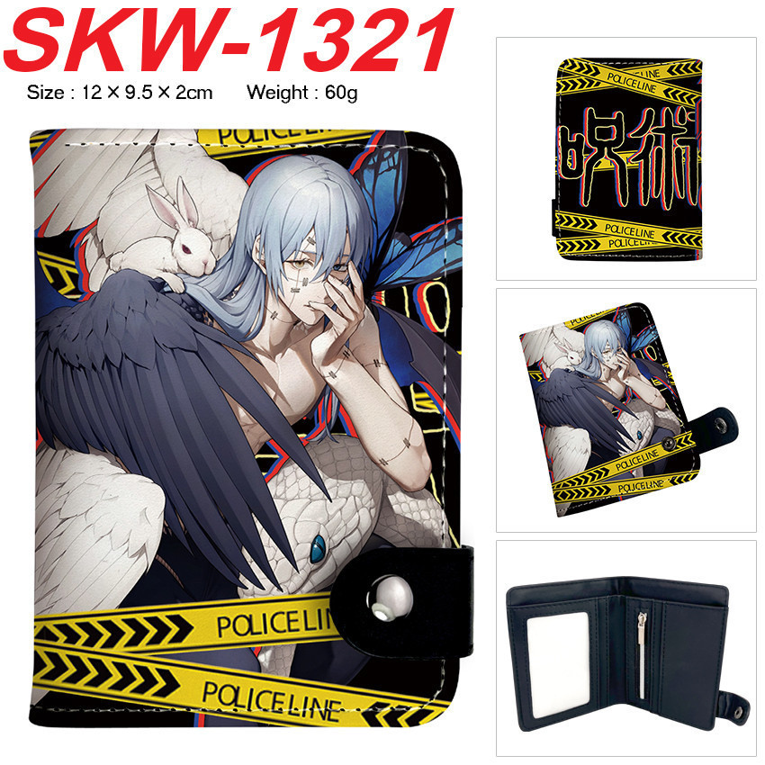 Jujutsu Kaisen Satoru Gojo Colorful Cartoon PU Leather Kids Hidden ...