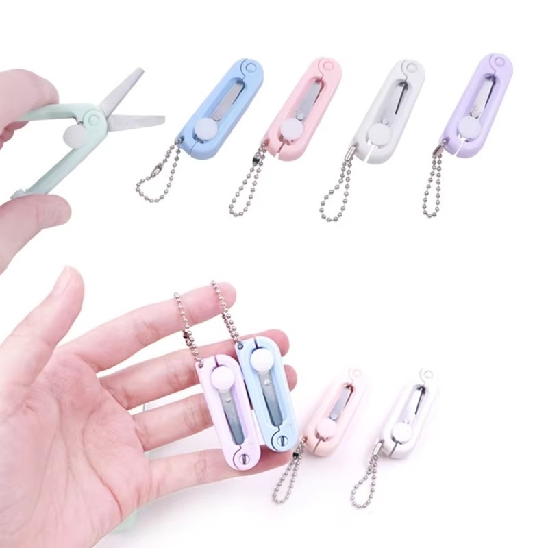Portable Mini Scissors Creative Retractable Foldable Scissors Multi ...