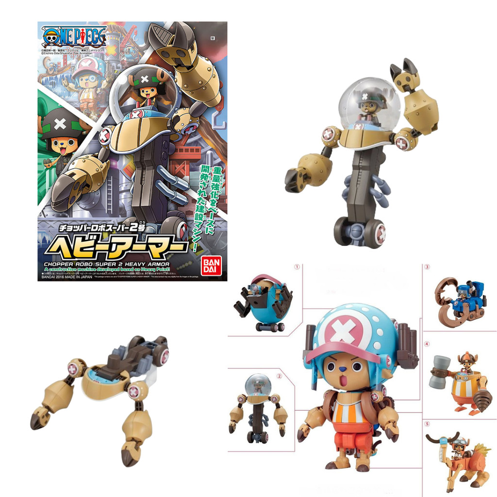 Bandai ONE PIECE Chopper ROBO SUPER 2 Heavy Armor – Actionfigur, Mehrfarbig, Aus Japan