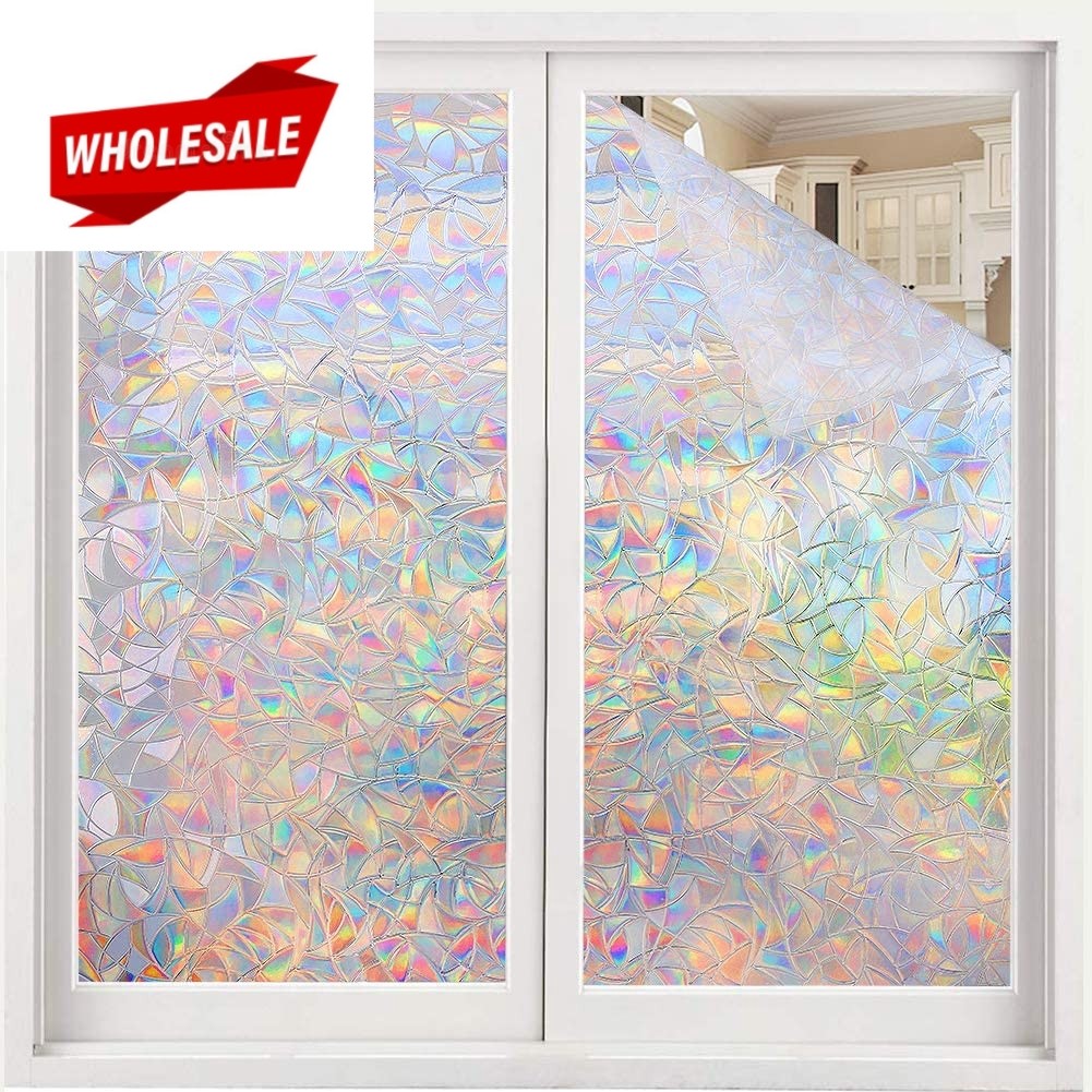 (BC) Window Privacy Film / Static Window Clings / Vinyl 3D Stained ...