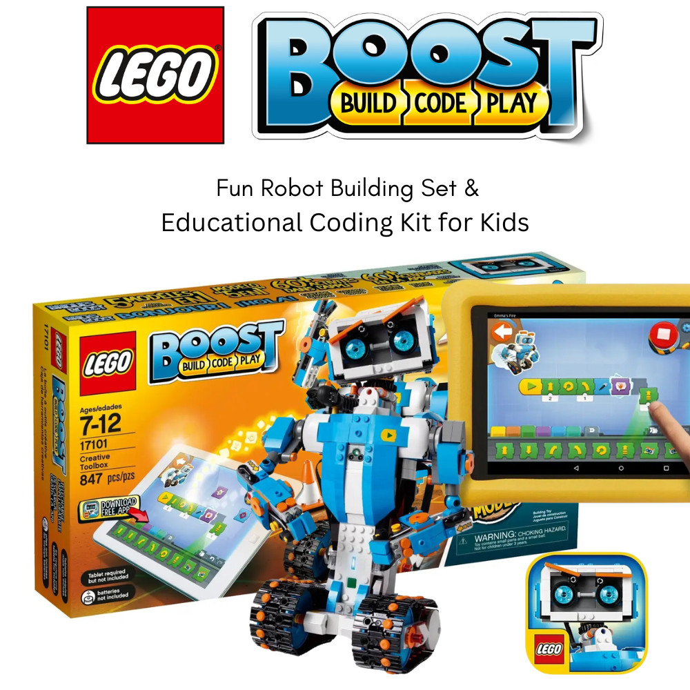 LEGO Boost Creative Toolbox 17101 Fun Robot Building Set and Educational Coding Kit for Kids Shopee Malaysia