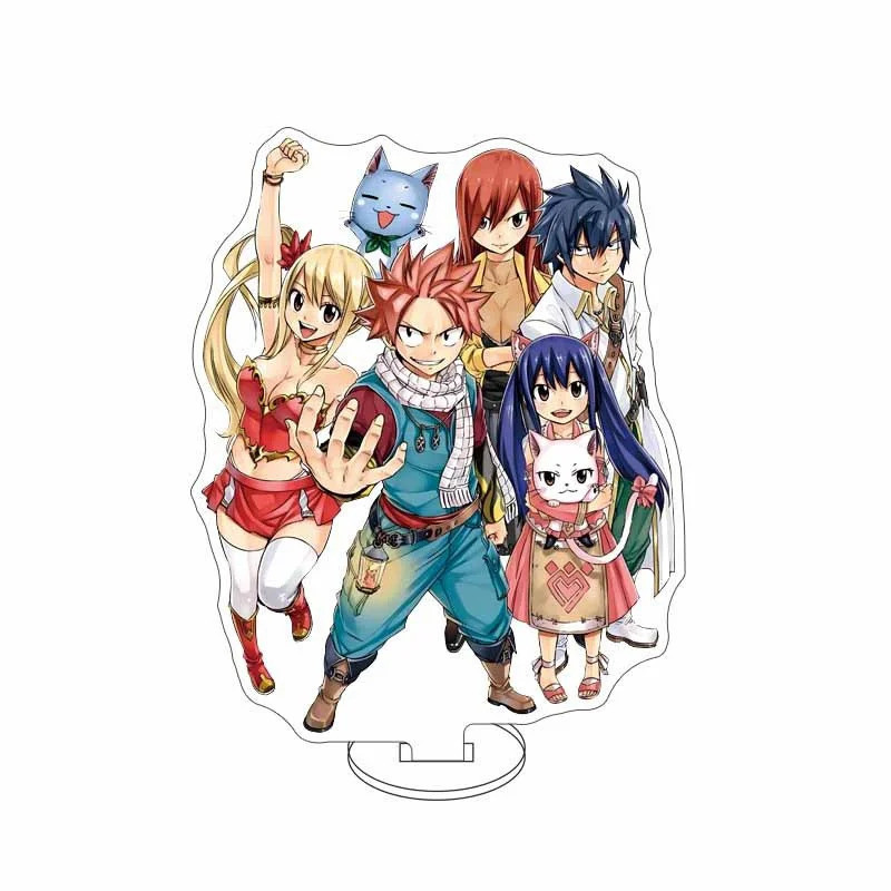 Anime FAIRY TAIL 100 YEARS QUEST Acrylic Stand Action Figure Natsu Toy ...