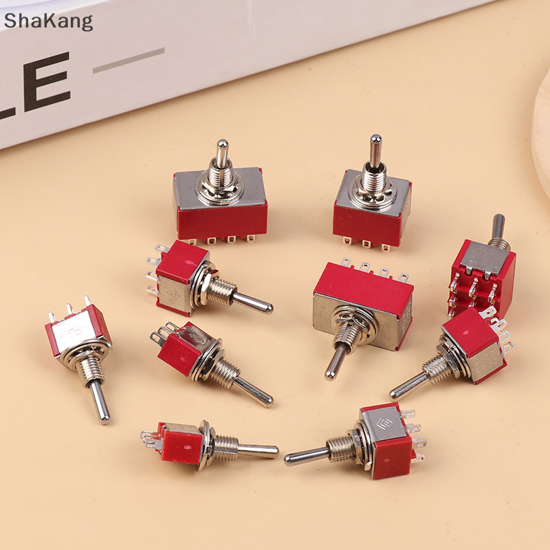SKMY Toggle Switch Twist Button Shake Rocker Arm Toggle MTS-102 202 ...