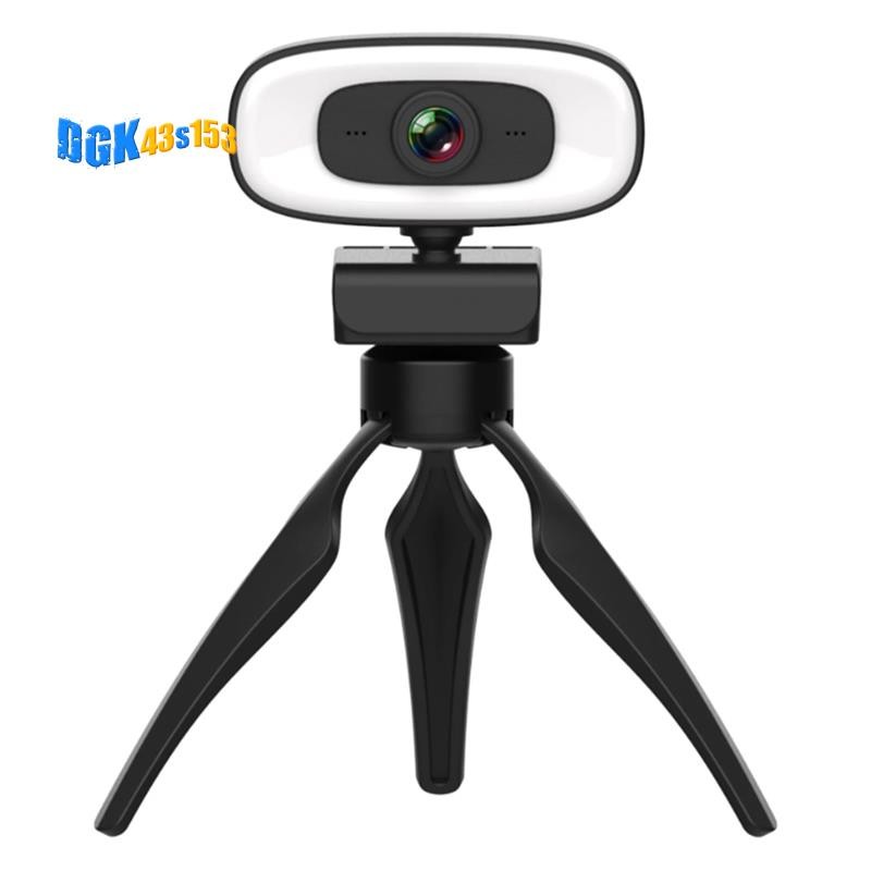 USB Webcam 4K 1080P Mini Camera with Microphone 15-30Fps Fill Light ...