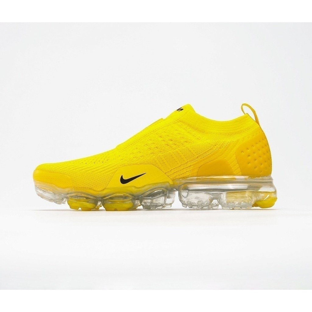 Nike Air VaporMax Flyknit MOC 2 yellow men s and women s sports running shoes size 36 45. Shopee Malaysia