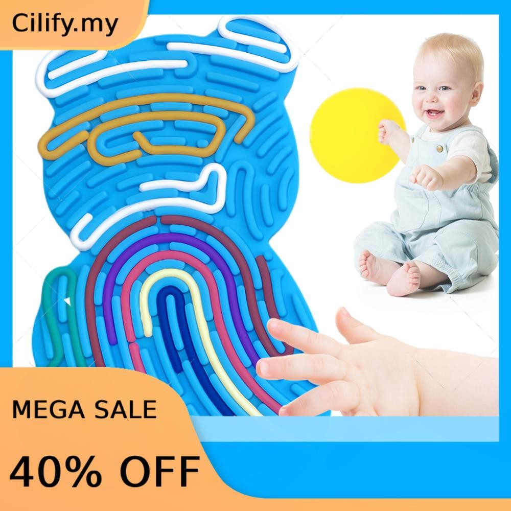 MYDEERYOO Sensory Activity Board Silicone Fidget Toy For ADHD & Autism, Anxiety, Calming, Stress, Sensory Toys For Kids 3+ & Adults