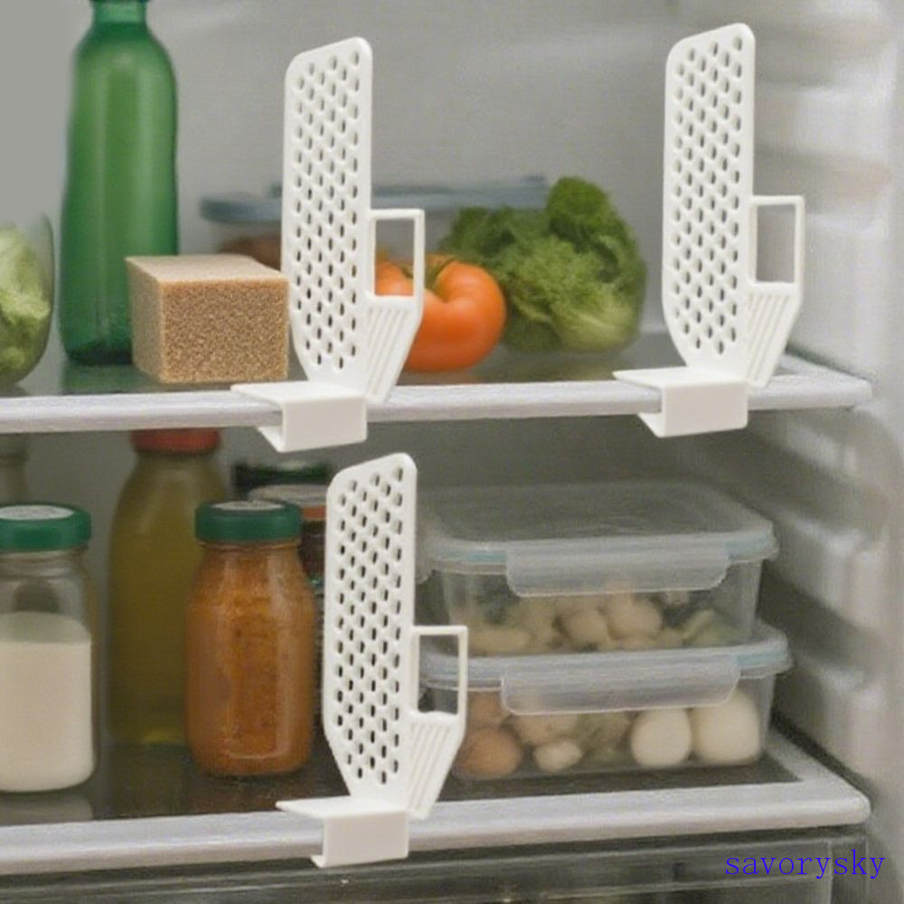 SAVORYSKY 6Pcs Freezer Dividers, Adjustable Space Allocator Fridge ...