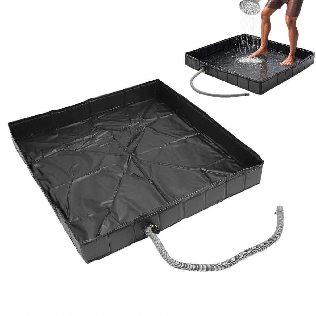 Vevor Tent Portable Shower Pan Camping Shower Base Collapsible