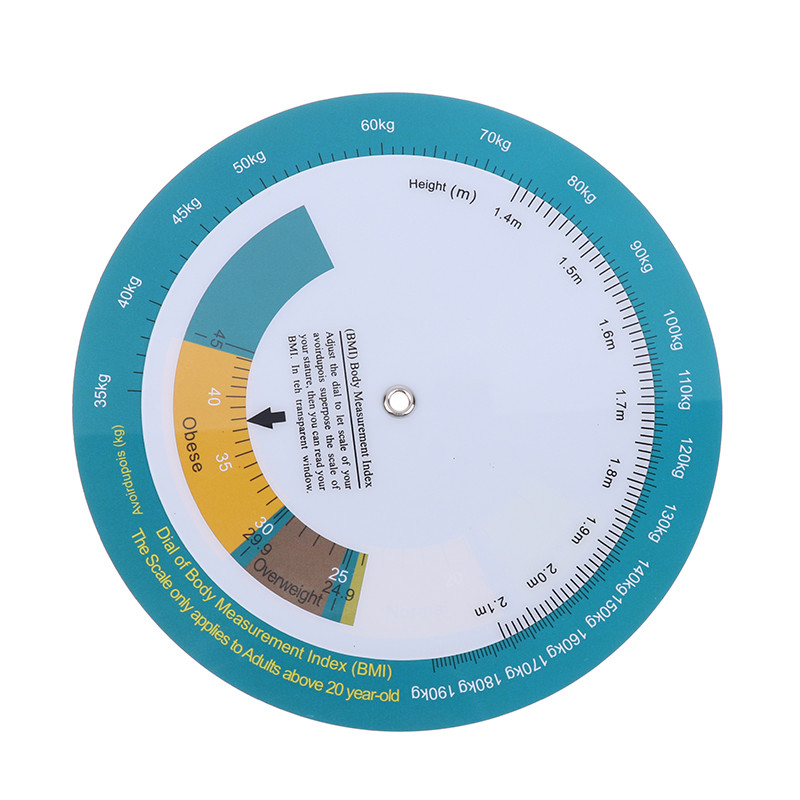 {hangmai} Big Size BMI Wheel, BMI Caculator, BMI Ruler Healthy Ruler ...
