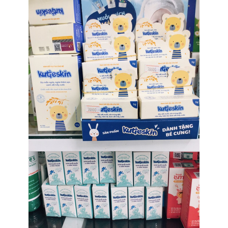 Kutieskin Cream [5G Tube] Soothes and Itchy Skin for Baby's Skin with ...