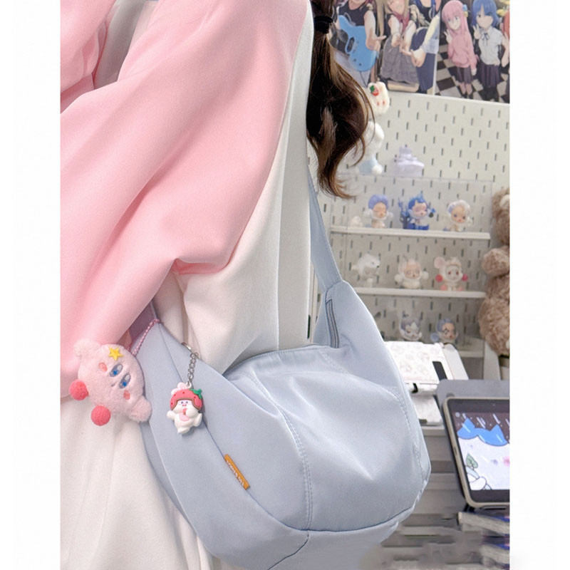 5 - Piece Set of Solid - Color Student Backpack Sets, Large - Capacity And Multifunctional, with Adorable Charms And Badges