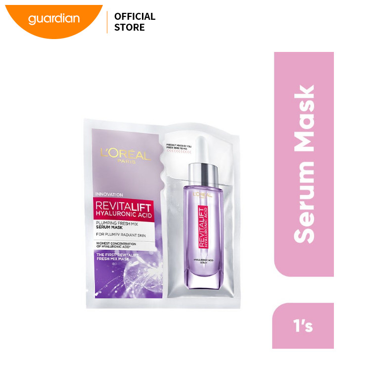 Loreal Revitalift Hyaluronic Acid Plumping Fresh Mix Serum Mask 1S ...