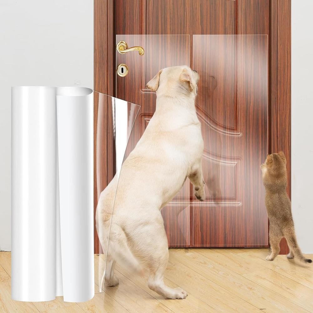 Door Protector From Dog Scratching 3 X 40 X 8.2 Cat Scratch Door Frame Protector Anti Dog Scratch Door Guard Clear Shopee Malaysia