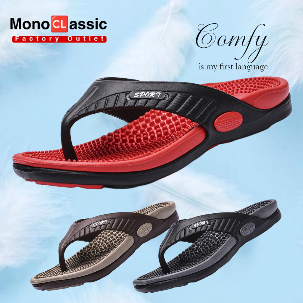 EVA MEN Slipper Massage Slippers XXL Indoor Outdoor Slides Large ...