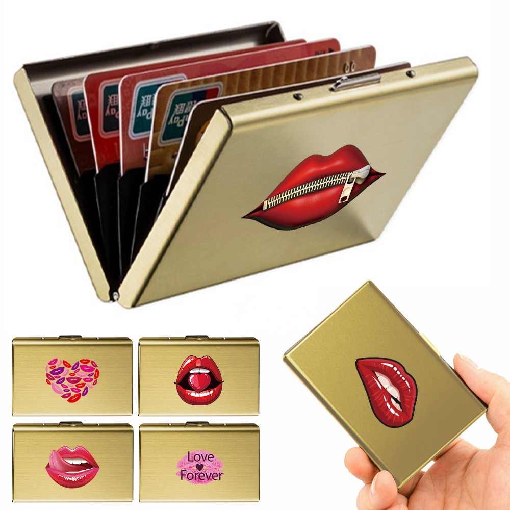 Metal Card Box New Simplicity Bank Card Credit Card Storage Men Anti ...