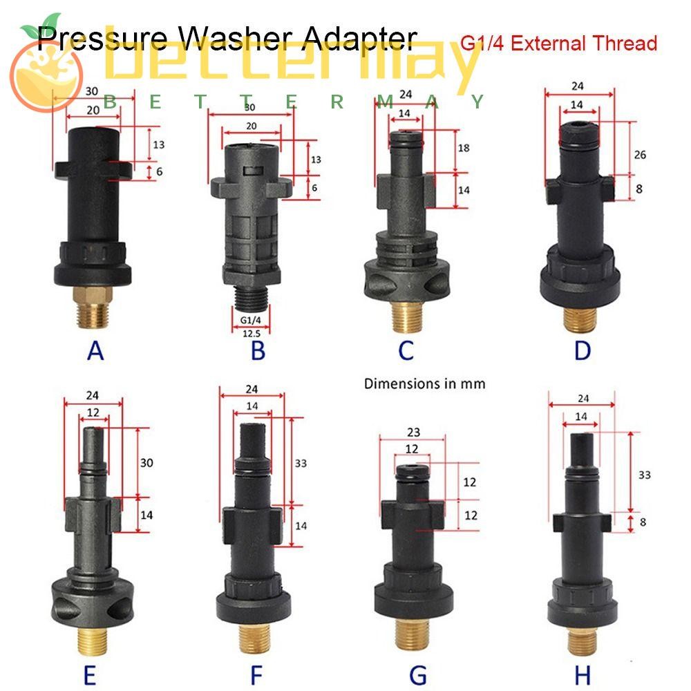 BETTER-MAYSHOW Quick Connector High Pressure Foam Generator Fitting for ...