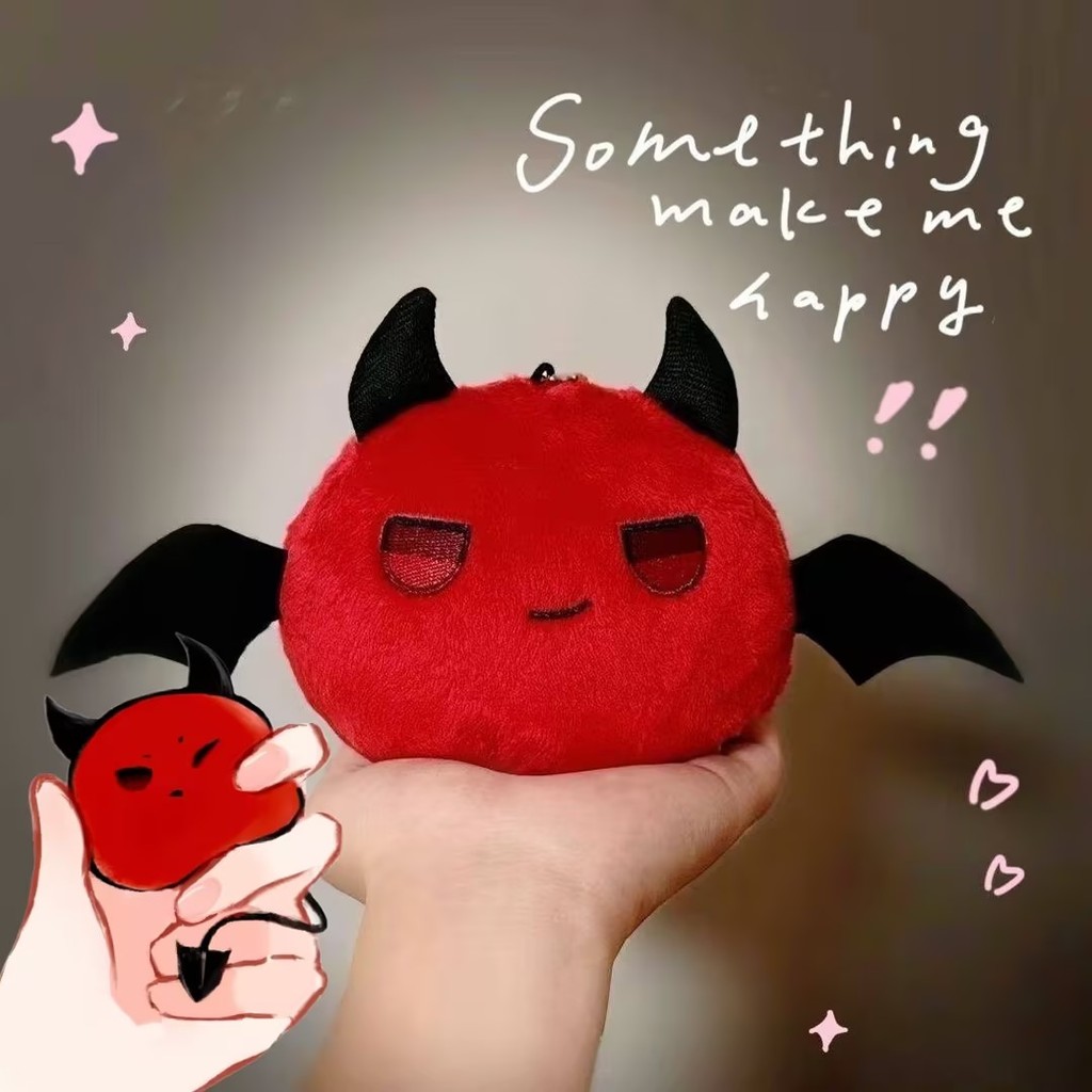 Cartoon Cute Sylus Keychain Cartoon Plush Red Evil Bag Pendant Zayne ...