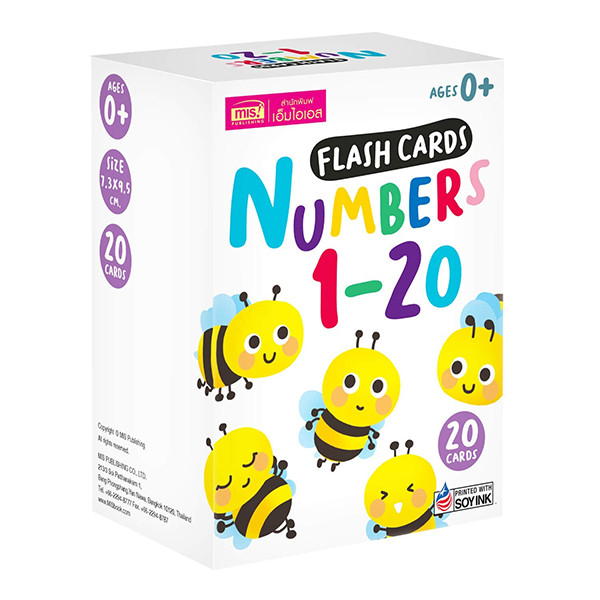 Flash Cards: Numbers 1-20 (Solid Card) | Shopee Malaysia