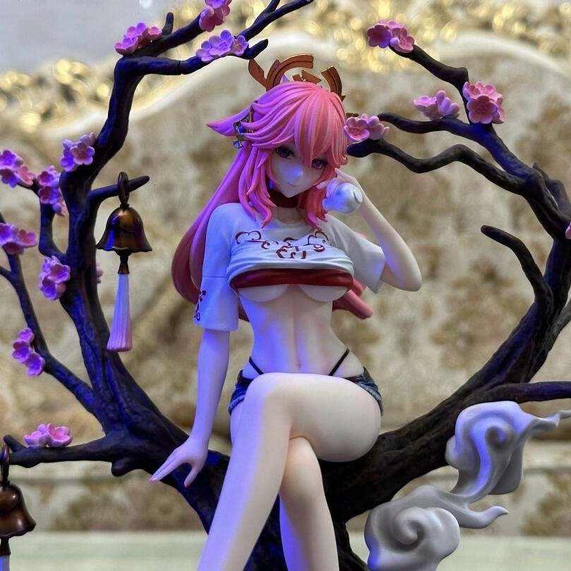 Seated Drinking Bacchus Yae GK TwoDimensional Beautiful Girl Anime Figure Ornaments Shopee