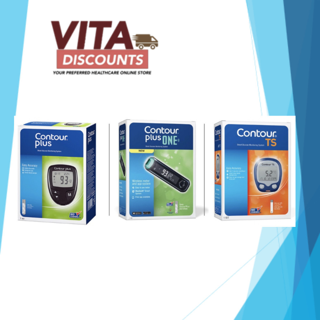 CONTOUR TS / PLUS REGULAR / PLUS ONE BLOOD GLUCOSE DEVICE SET | Shopee ...
