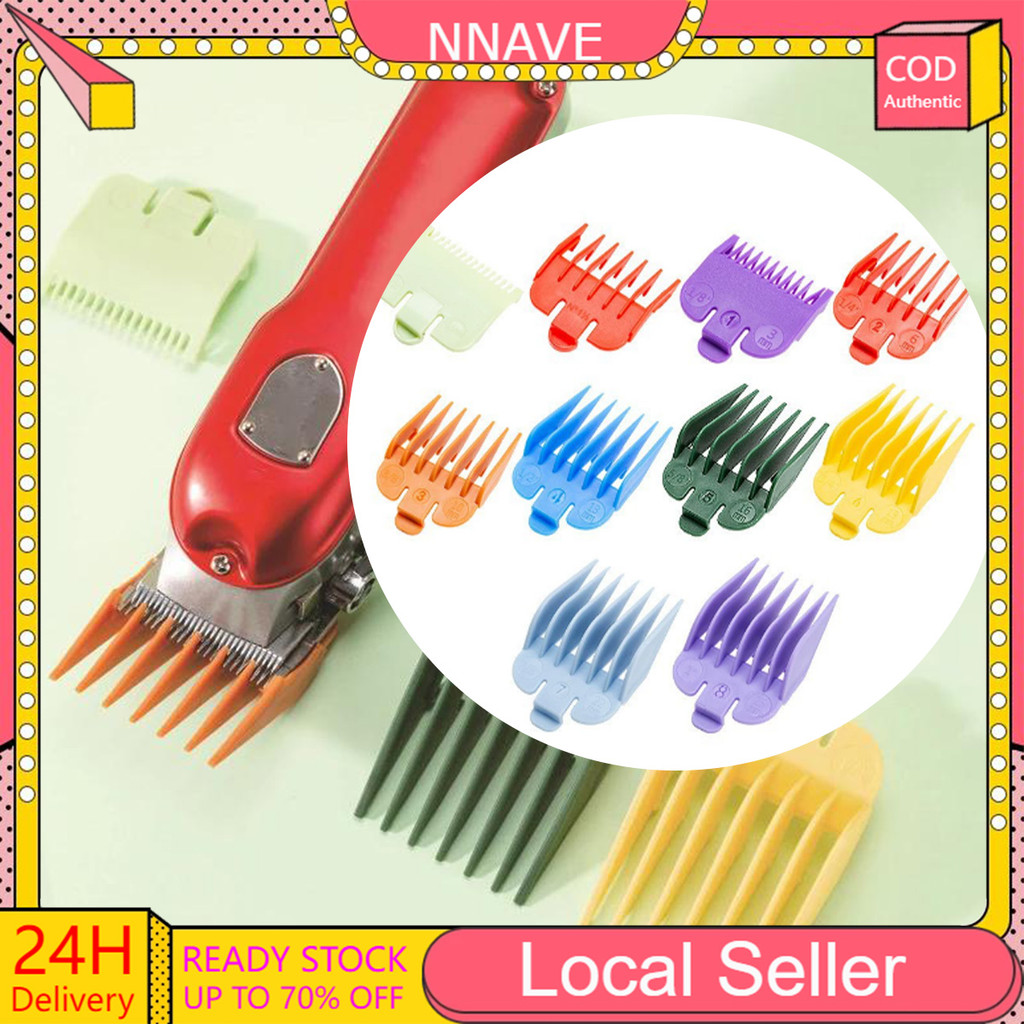 10Pcs Set Hair Trimmer Clipper 3-25mm Hair Clipper Limit Comb Colorful ...