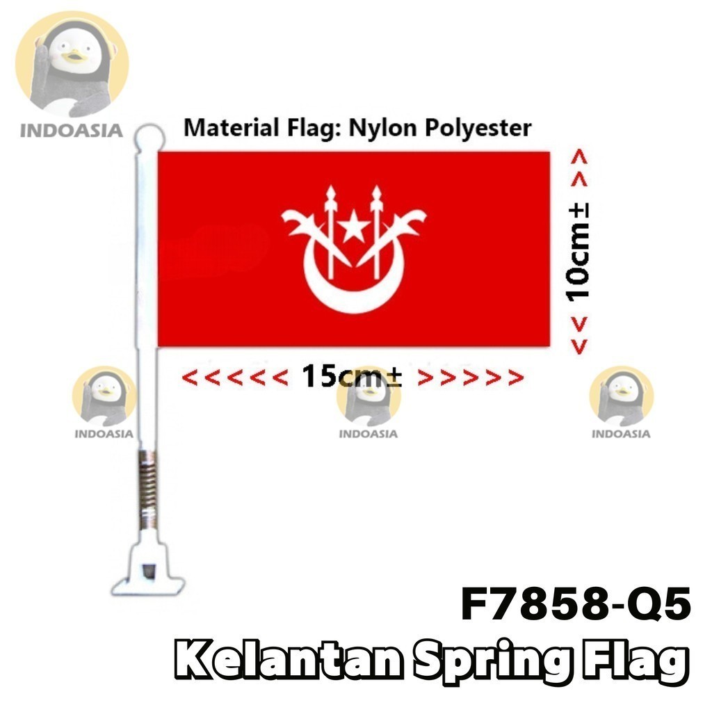 Kelantan Spring Flag Bendera Spring Kelantan Negeri/State Spring Flag ...