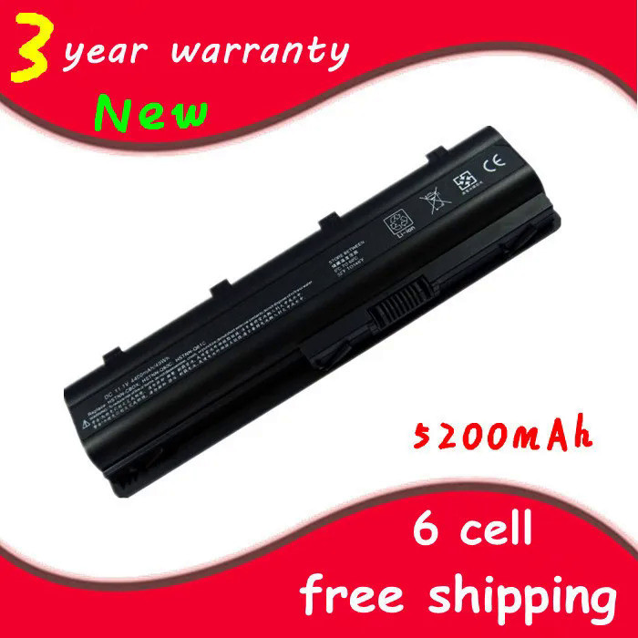6-Cell 5200mAh Laptop Battery For HP Pavilion G4 G6 Presario CQ42 CQ56 Envy 15-1100 Series