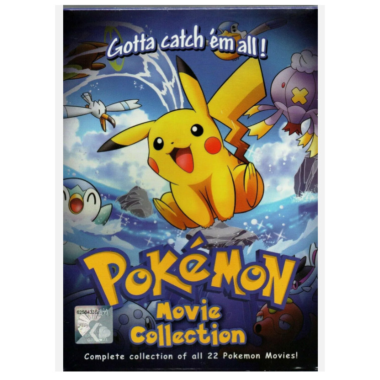 DVD Japanese Anime Pokemon 21 Movies Complete Collection English Version Shopee Malaysia