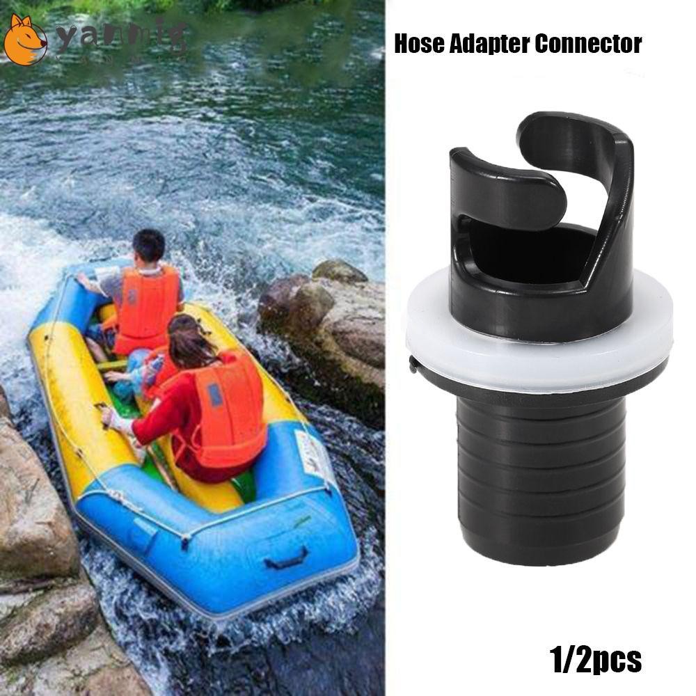YANMIG 1/2pcs Air Valve Caps Black PVC Electric Pumps Rowing Boats ...
