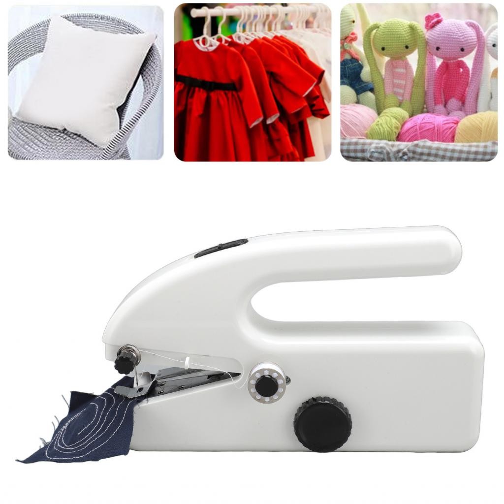Bjiax Mini Handheld Sewing Machine 2 Speeds Automatic Fast ...