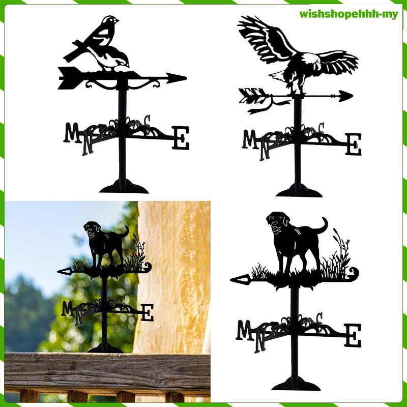 Banderuola Meteo In Metallo Retrò - Gallo Decorativo Per Tetti E Giardini, 33x55cm - Foto 10