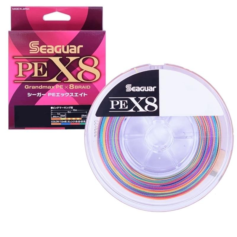 Seaguar PEX8 Braided PE Line for Boat Fishing  Ultra Strong & Smooth 8-Braid  Line | Shopee Malaysia