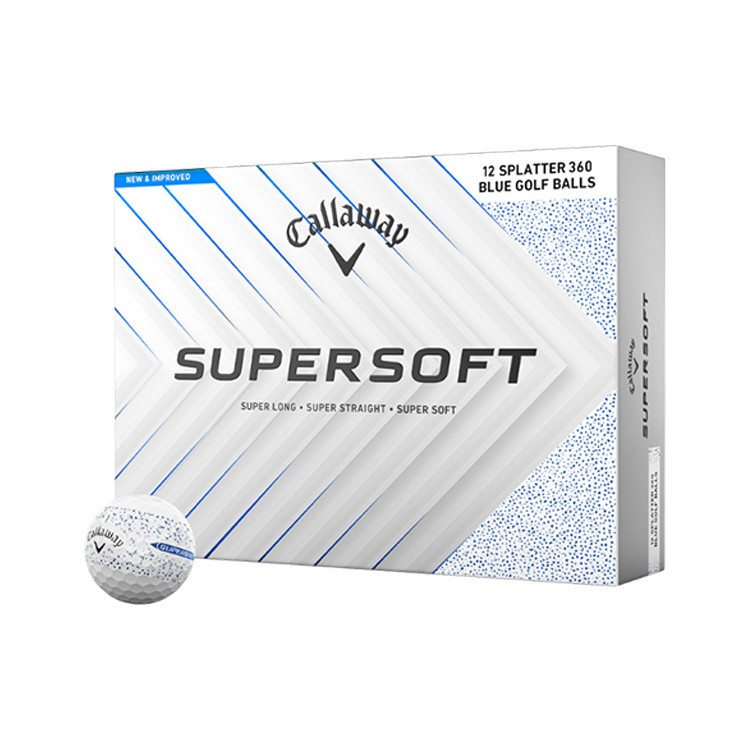 Callaway Supersoft Splatter 360 Blue Golf Balls | Shopee Malaysia