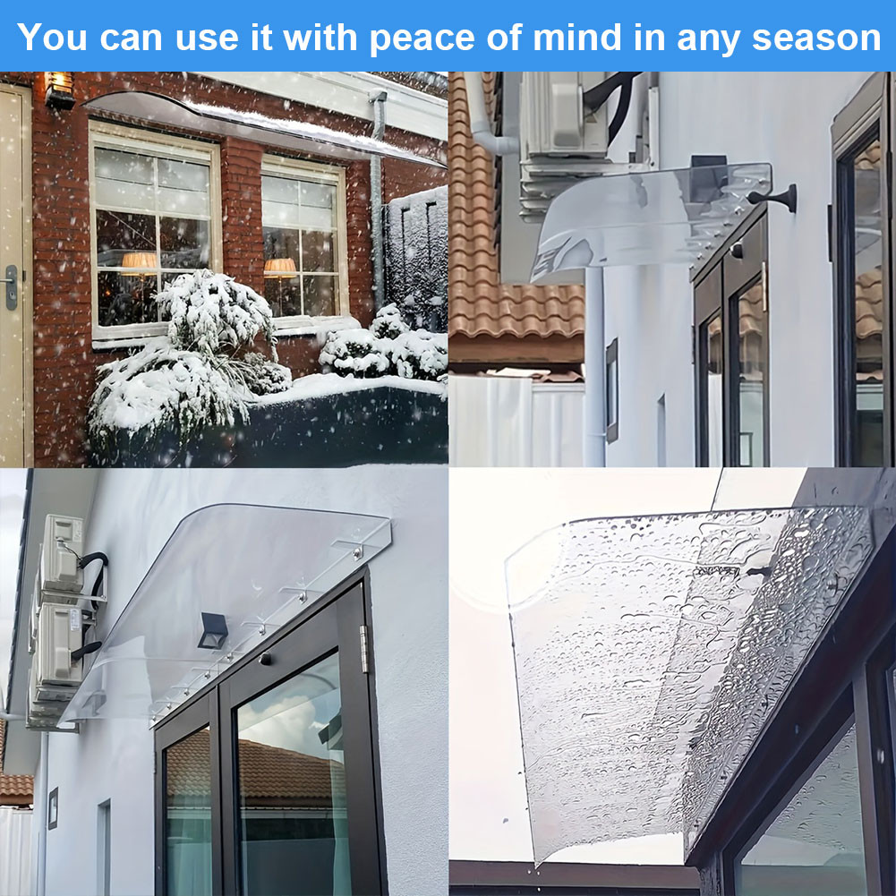 [kidsworld.my] Window Door Wall Canop No Bracket Transparent Invisible ...