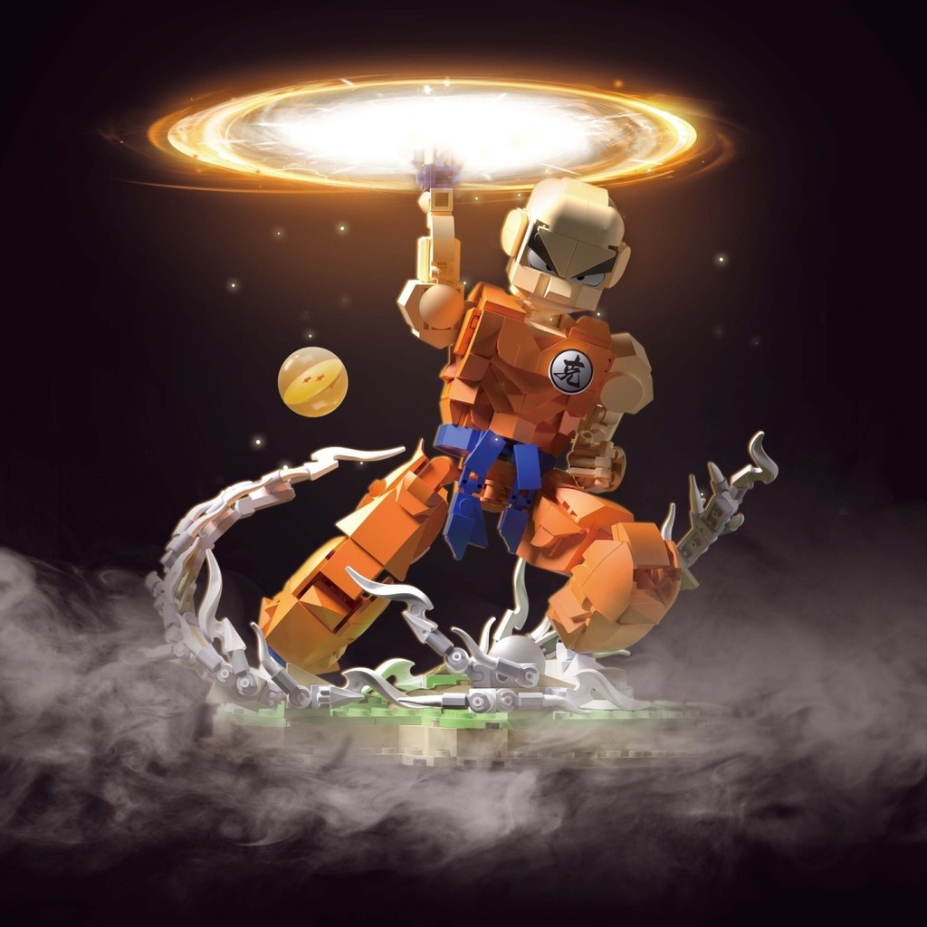 Dragon Ball Building Blocks Figure gt-Shaped Anime Klein Son Goku Super ...