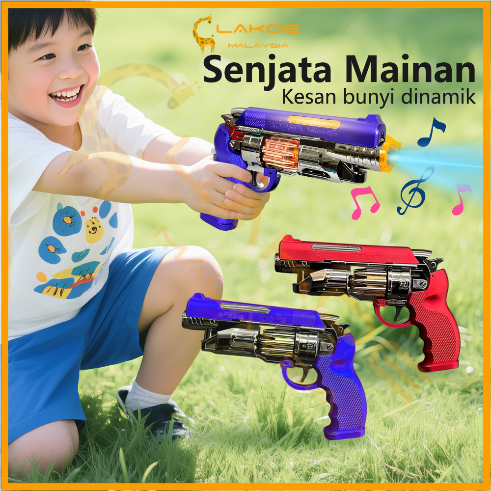 lakoe Mainan Pistol with Mist Spray Toy Water Gun Electric Cool Toys ...