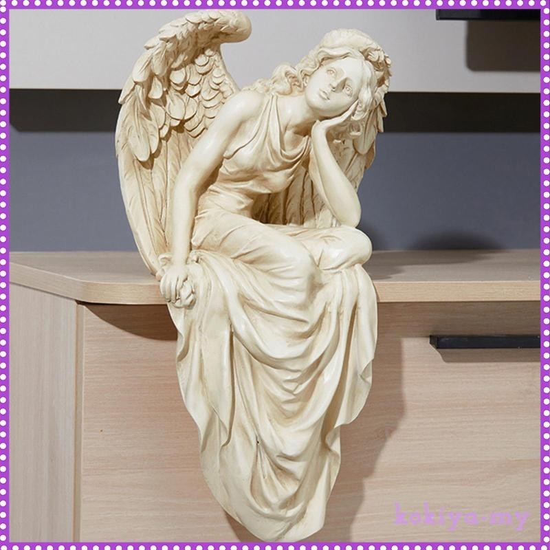 [KokiyaMY] Angel Resin Statue Figurine Cherub Sculpture Table ...