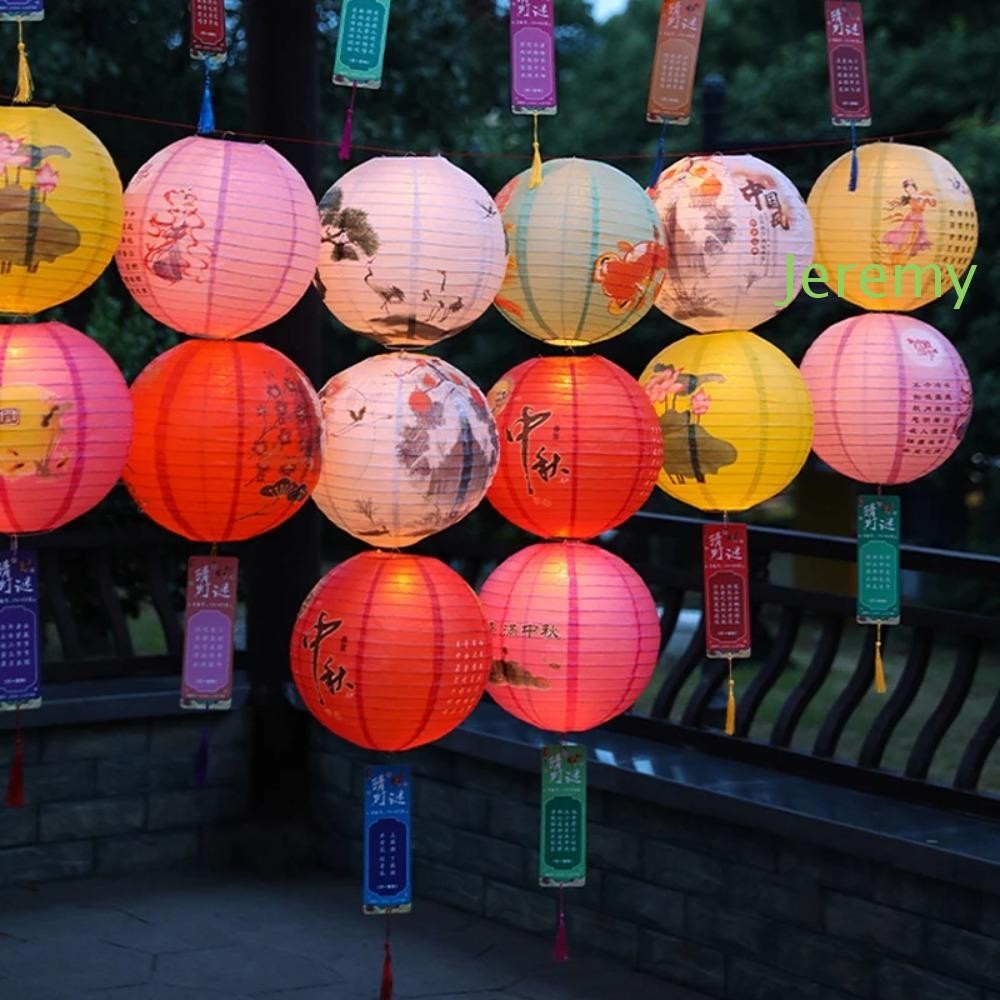JEREMY1 Chinese Mid Autumn Lantern, Traditional Luminous Festival ...