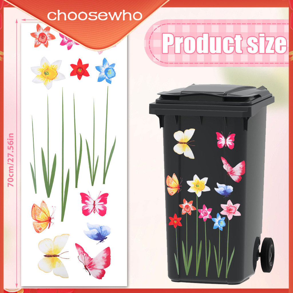 【Choo】Exquisite Craft PVC Made Sticker Wheelie Bin Walls Window And ...
