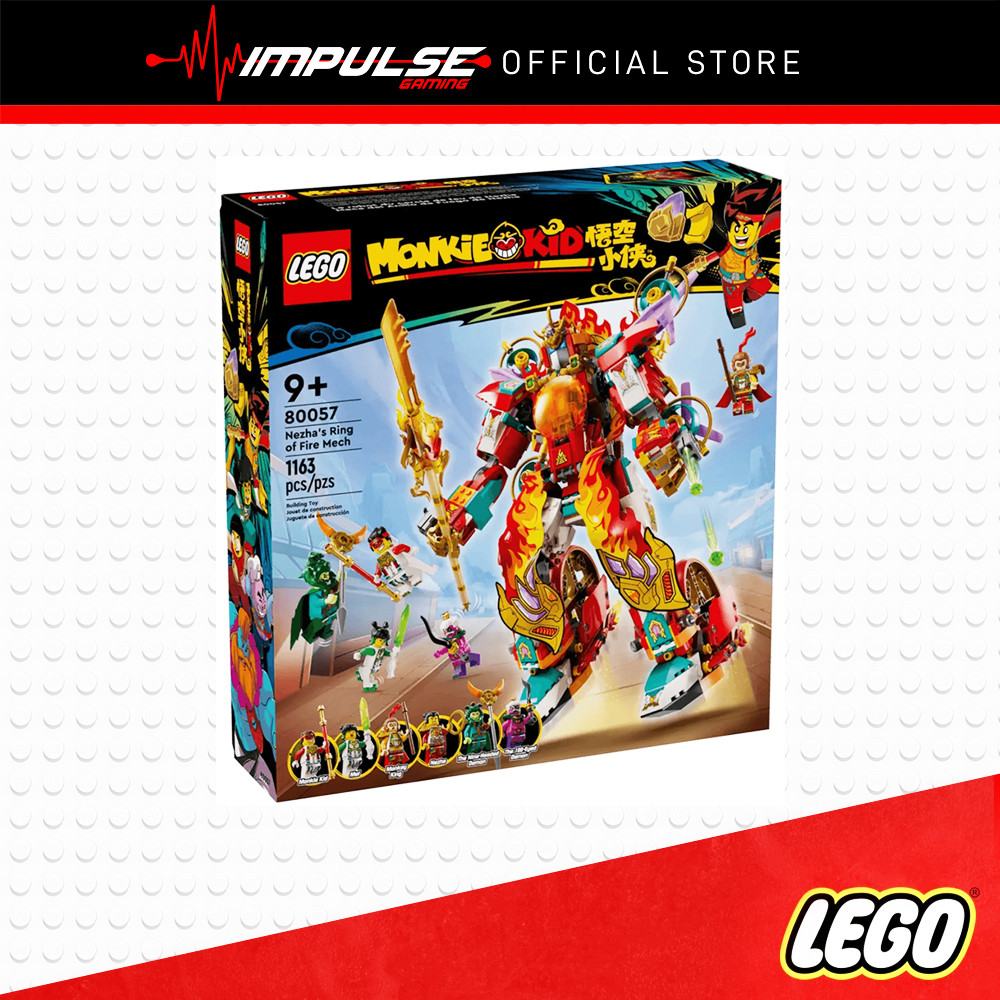 LEGO 80057 Monkie Kid Nezha's Ring of Fire Mech | Shopee Malaysia