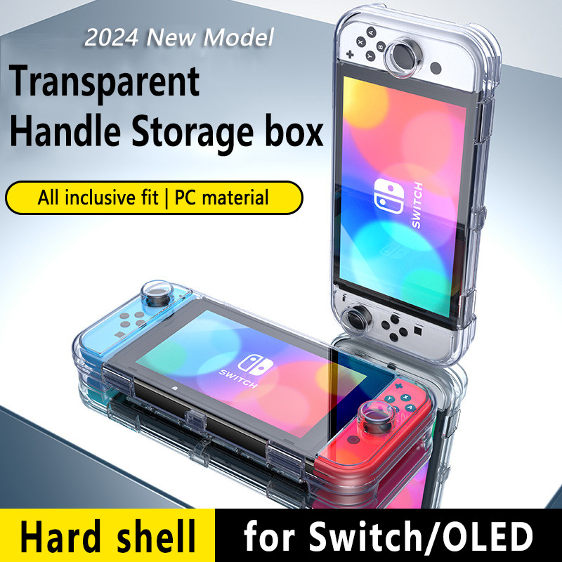Transparent Storage Box for Nintendo Switch Game Console PC Crystal Box ...