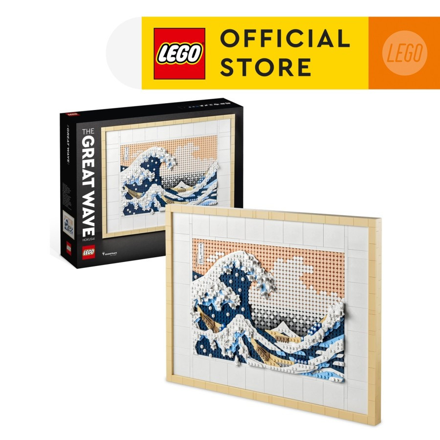 Lego Art 31208 Hokusai – The Great Wave Building Kit (1,810 Pieces ...